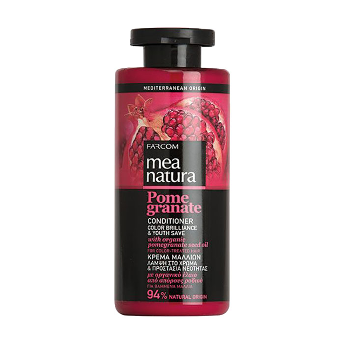 Кондиціонер Mea Natura Pomegranate Conditioner Protection&amp;Color Brilliance для фарбованого волосся, з органічною олією гранатових кісточок, 300 мл